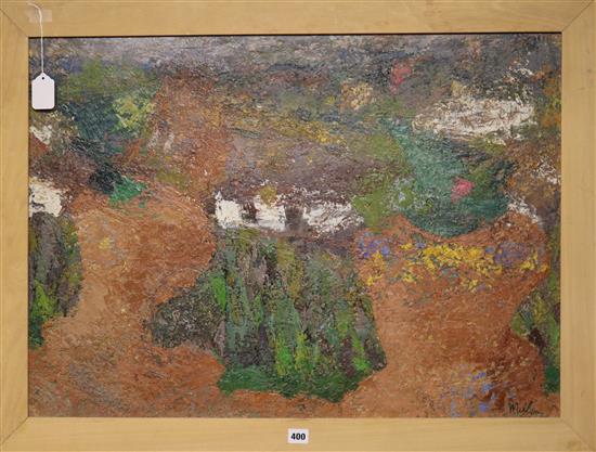 Ronald Forsyth Millen (1922-1990), oil on board, Autumn No. 1. Mallorca, 61 x 84.5cm